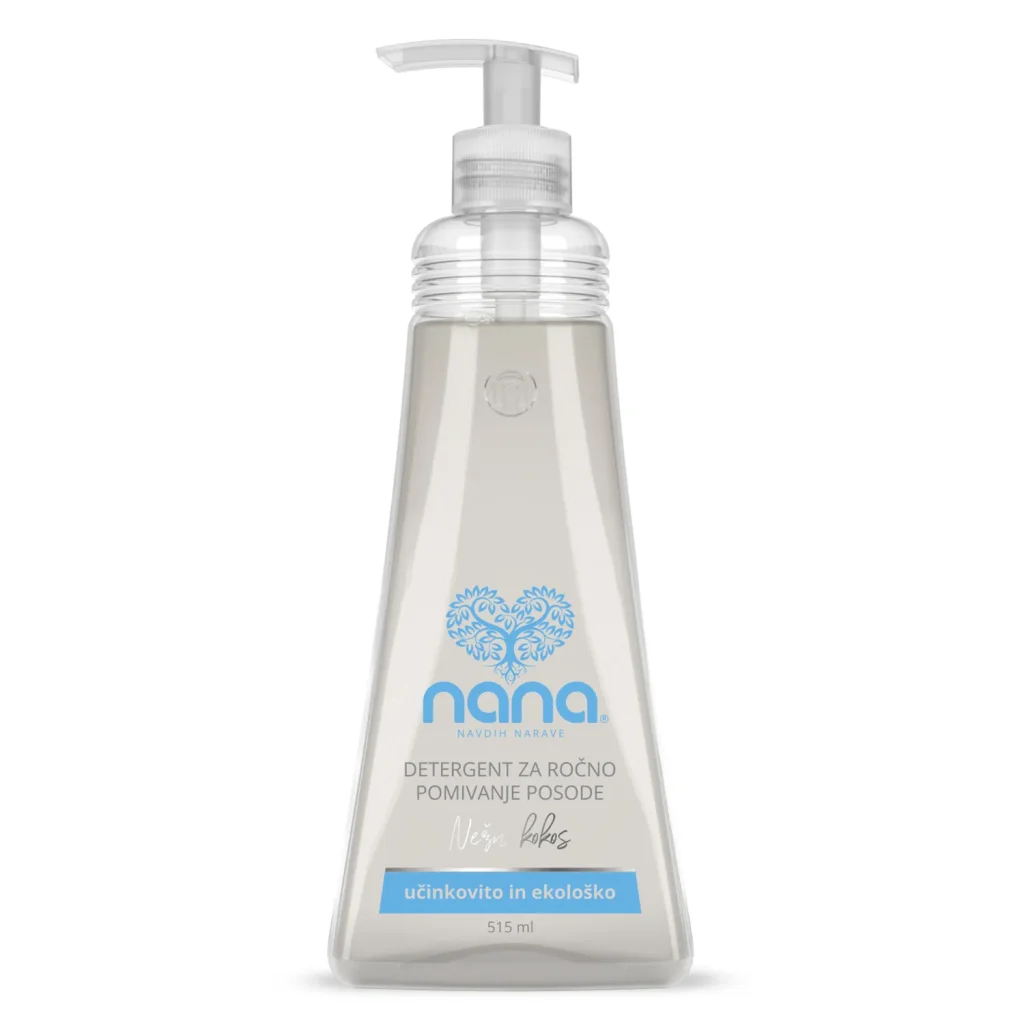 Nana detergent za ročno pomivanje posode nežni kokos