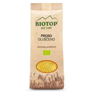 Proso oluščeno Biotop